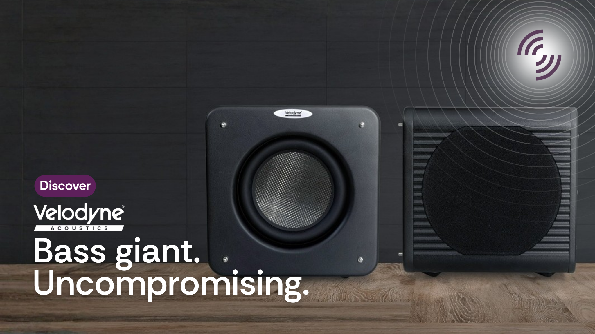 Velodyne Acoustics : Bass giant. Uncompromising.